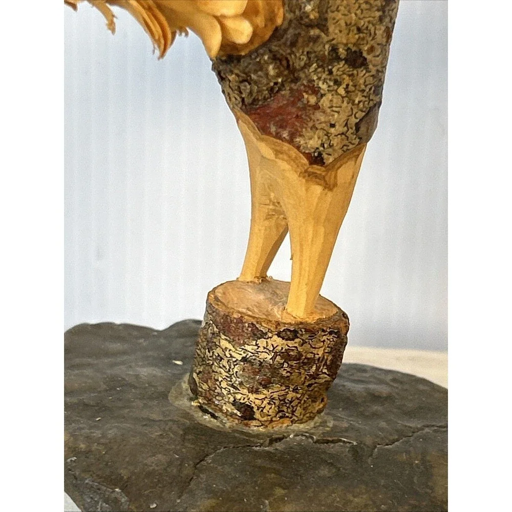 Hand Carved Wood Whittled 7